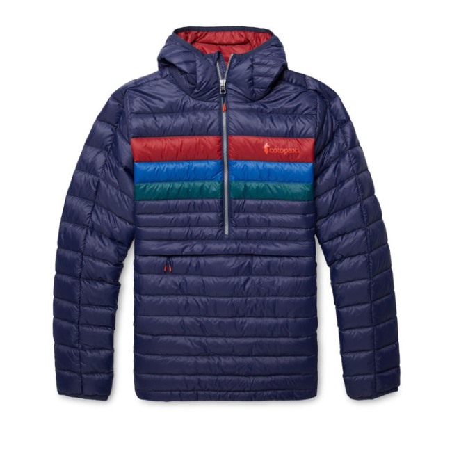 Maritime Streifen Cotopaxi Best Fuego Daunen Kapuzenpullover Damen