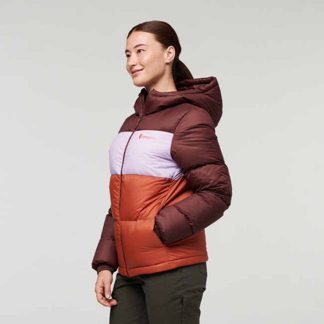 Origins Solazo Daunenjacke Mit Kapuze Damen Cotopaxi Kastanie-spice