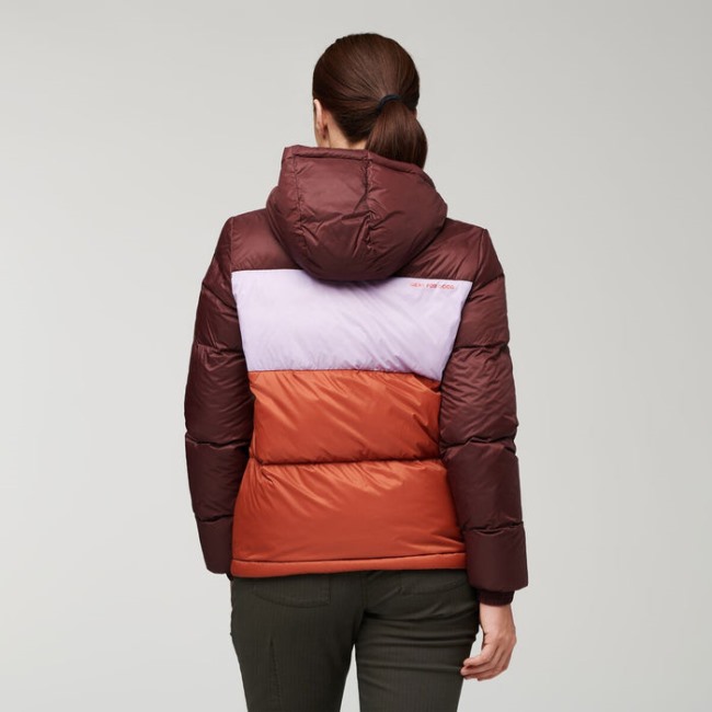 Origins Solazo Daunenjacke Mit Kapuze Damen Cotopaxi Kastanie-spice