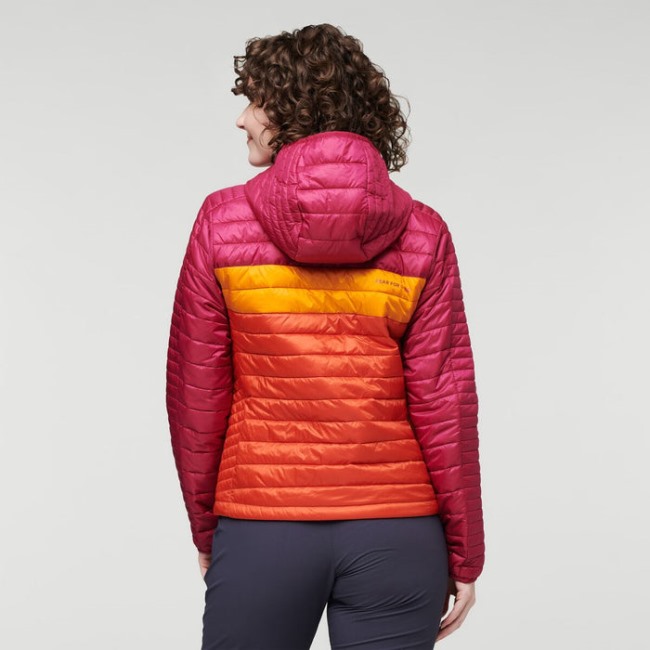 Capa Isolierte Kapuzenjacke Damen Cotopaxi Fashion Himbeer-canyon