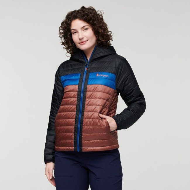 Capa Isolierte Kapuzenjacke Damen Origin Cotopaxi Black-chestnut