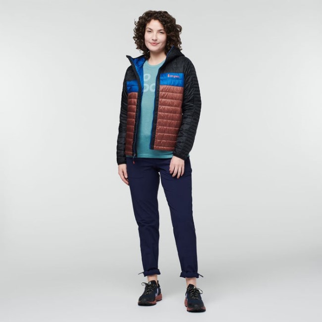 Capa Isolierte Kapuzenjacke Damen Origin Cotopaxi Black-chestnut
