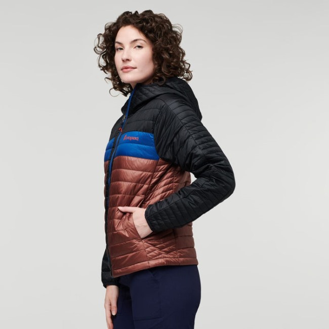 Capa Isolierte Kapuzenjacke Damen Origin Cotopaxi Black-chestnut