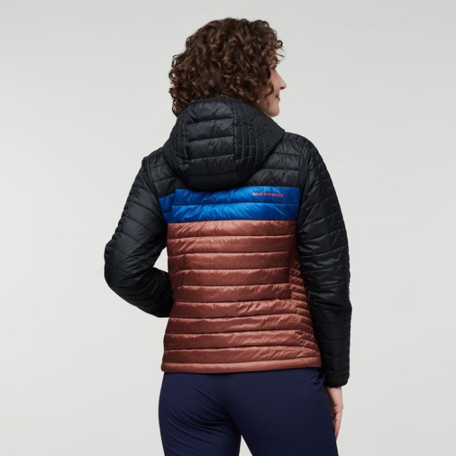 Capa Isolierte Kapuzenjacke Damen Origin Cotopaxi Black-chestnut