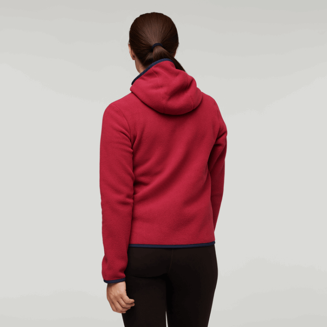 Cotopaxi Danger Zone Original Teca Fleece Kapuzenjacke Mit Durchgehendem Reißverschluss Damen