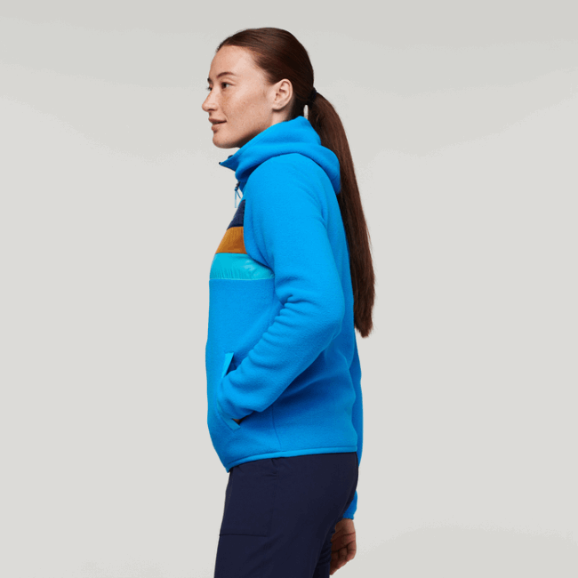 Cotopaxi Slip N Slide Teca Fleece Kapuzenjacke Mit Durchgehendem Reißverschluss Damen Heiß