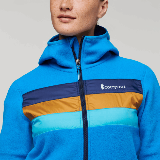 Cotopaxi Slip N Slide Teca Fleece Kapuzenjacke Mit Durchgehendem Reißverschluss Damen Heiß
