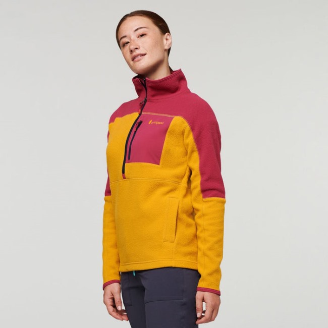 Himbeer-bernstein Cotopaxi Kollektionen Abrazo Halbe Reißverschluss-fleecejacke Frauen