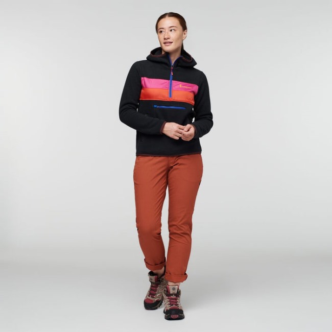 Teca Kapuzenjacke Mit Halbem Reißverschluss Recycelt Damen Road To Fame Marken Cotopaxi