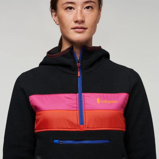 Teca Kapuzenjacke Mit Halbem Reißverschluss Recycelt Damen Road To Fame Marken Cotopaxi