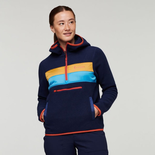 Teca Fleece Kapuzenjacke Mit Halbem Reißverschluss Recycelt Damen Original Cotopaxi Schuhfliege