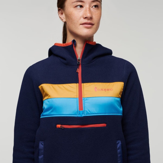 Teca Fleece Kapuzenjacke Mit Halbem Reißverschluss Recycelt Damen Original Cotopaxi Schuhfliege