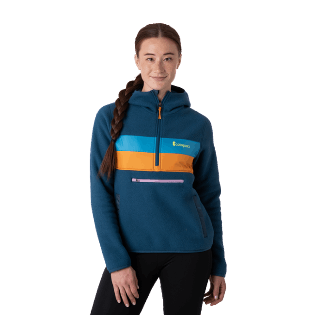 Teca Fleece Kapuzenjacke Mit Halbem Reißverschluss Recycelt Damen Heiß Mandala Cotopaxi