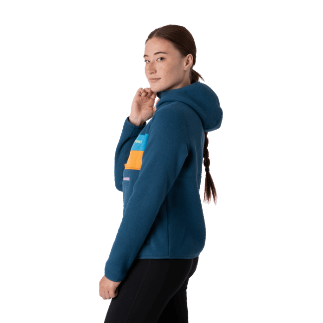 Teca Fleece Kapuzenjacke Mit Halbem Reißverschluss Recycelt Damen Heiß Mandala Cotopaxi