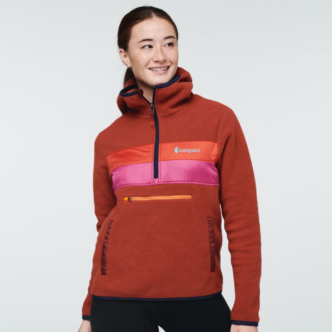 Cotopaxi Colorado Beste Teca-fleece-kapuzenjacke Mit Halbem Reißverschluss Recycelt Damen