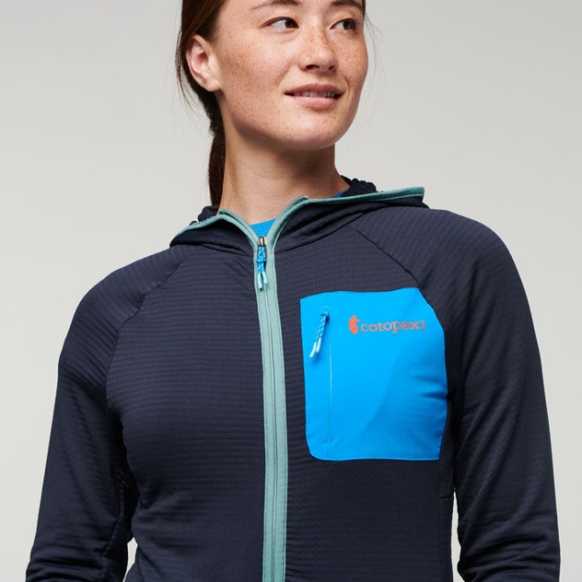 Graphit Original Otero Fleece-kapuzenjacke Mit Durchgehendem Reißverschluss Damen Cotopaxi