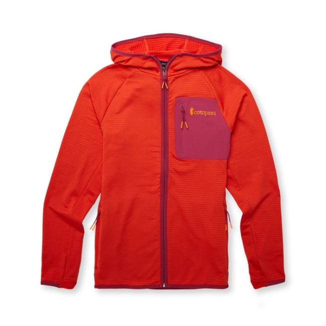 Canyon Otero Fleece-kapuzenjacke Mit Durchgehendem Reißverschluss Damen Cotopaxi Hot