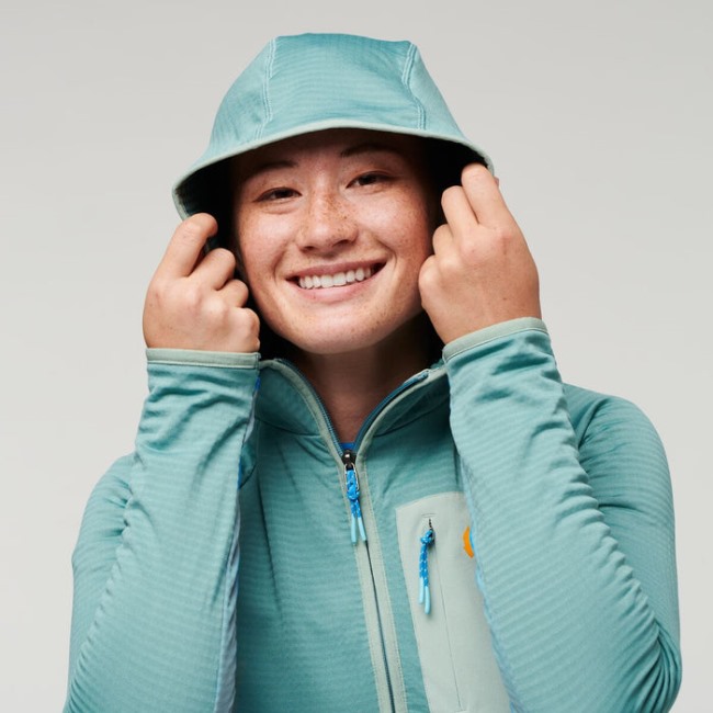 Neue Otero Fleece-kapuzenjacke Mit Durchgehendem Reißverschluss Damen Cotopaxi Bluegrass