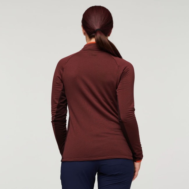 Origins Chestnut Otero Fleece-Pullover Mit Halbem Reißverschluss Damen Cotopaxi