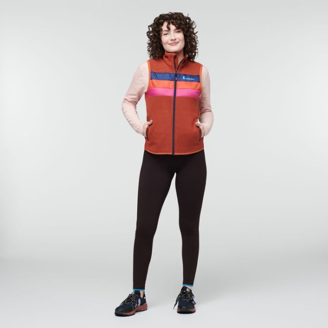 Cotopaxi Teca Fleeceweste Damen Marke Cajun Spice