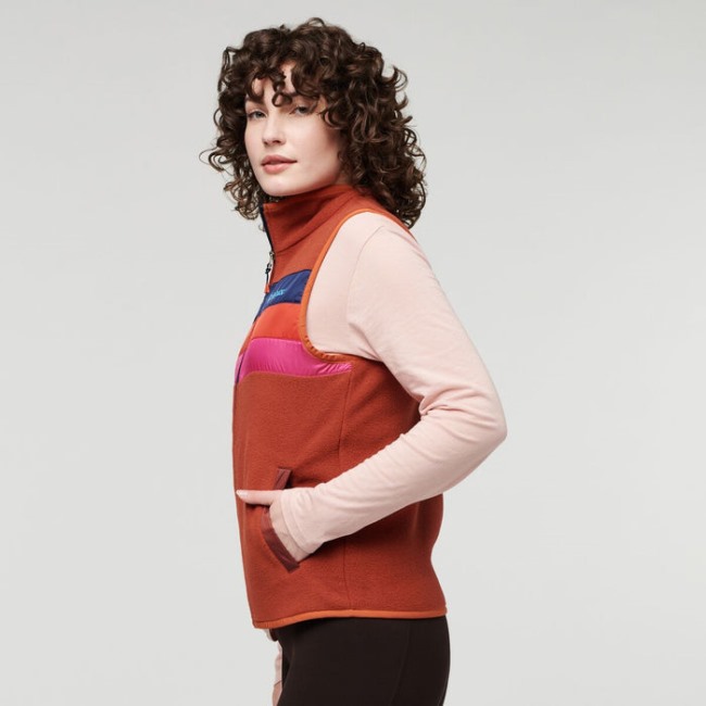 Cotopaxi Teca Fleeceweste Damen Marke Cajun Spice
