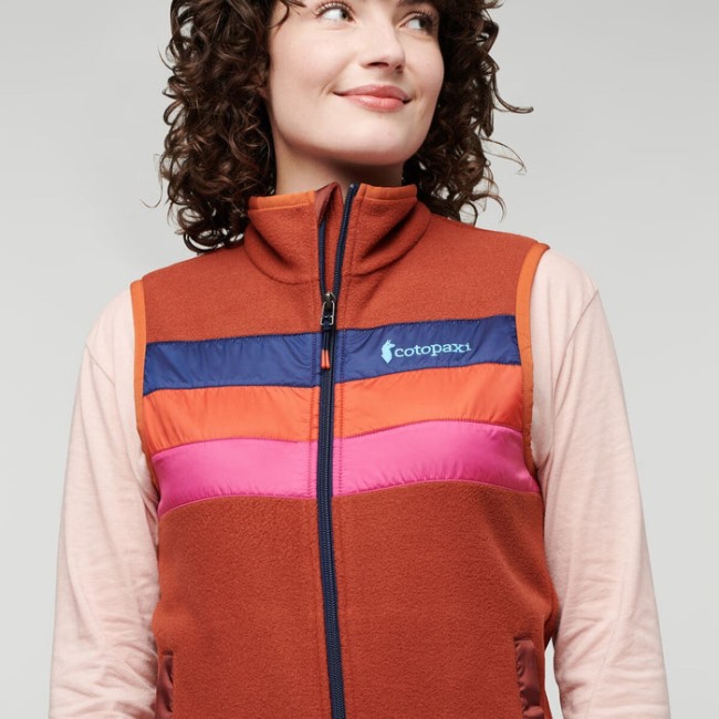 Cotopaxi Teca Fleeceweste Damen Marke Cajun Spice