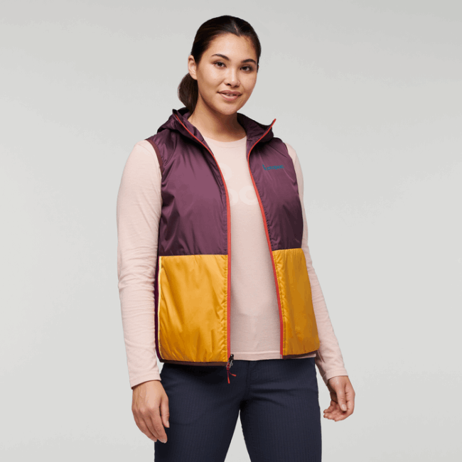 Teak Warme Kapuzenweste Damen Cotopaxi Hot Provence