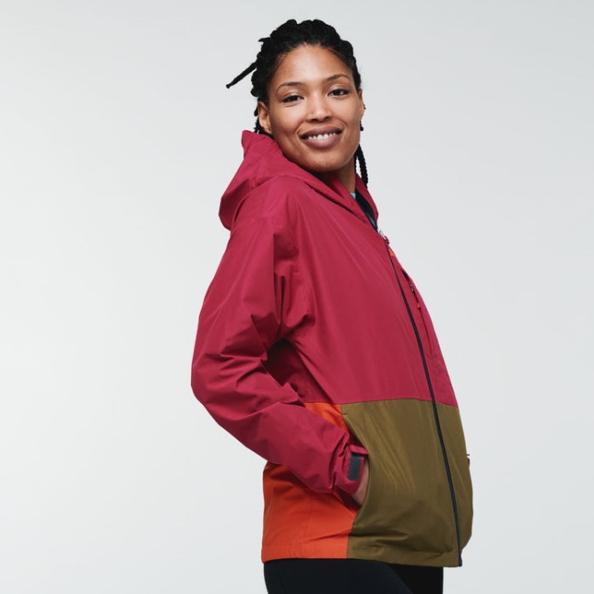 Cotopaxi Brand Himbeere Cielo Regenjacke Damen