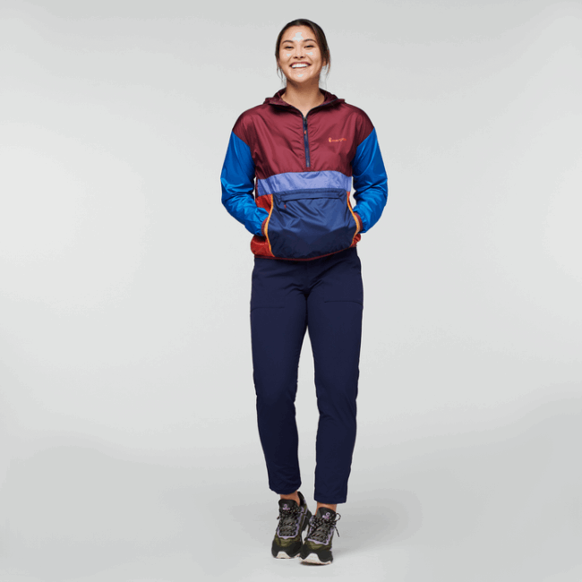 Französische Teca Windjacke Mit Halbreißverschluss Damen Cotopaxi Kollektion