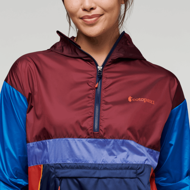 Französische Teca Windjacke Mit Halbreißverschluss Damen Cotopaxi Kollektion