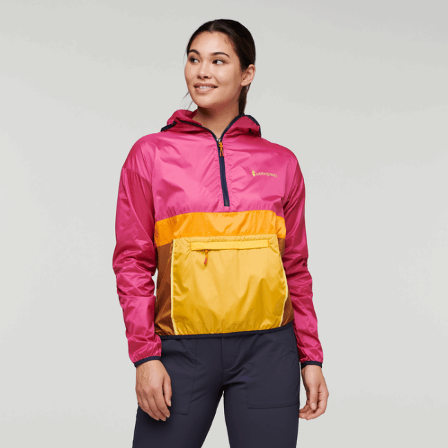 Pop Teca Windjacke Mit Halbem Reißverschluss Damenkollektionen Cotopaxi