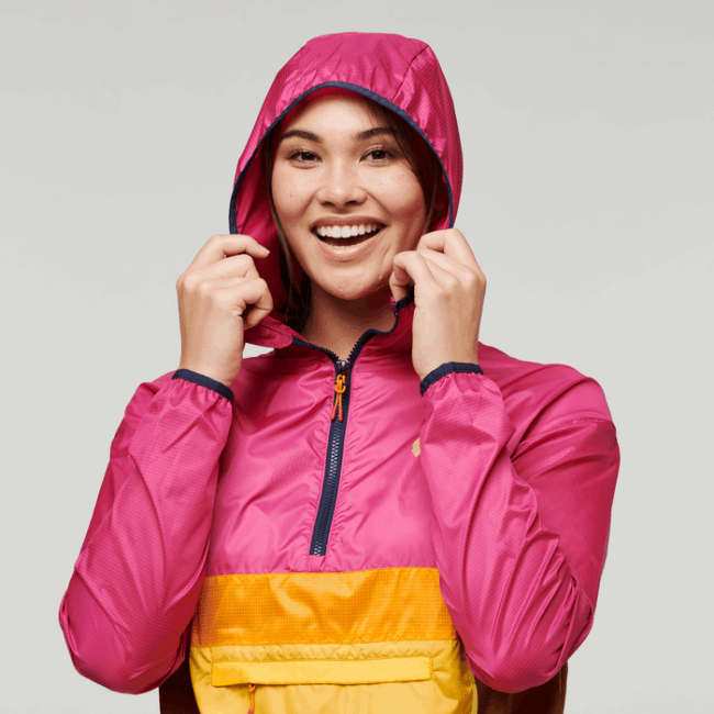 Pop Teca Windjacke Mit Halbem Reißverschluss Damenkollektionen Cotopaxi