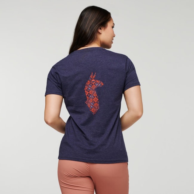 Maritime Kollektionen Lama Lover Bio T-shirt Damen Cotopaxi