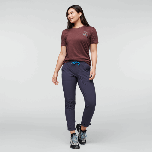 Hot Cotopaxi Camp Life Bio T-shirt Damen Kastanie