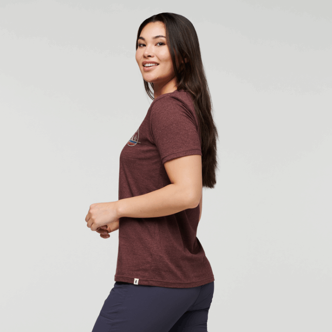 Hot Cotopaxi Camp Life Bio T-shirt Damen Kastanie