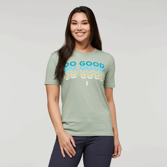 Do Good Repeat T-shirt Damen Silver Leaf Origin Cotopaxi
