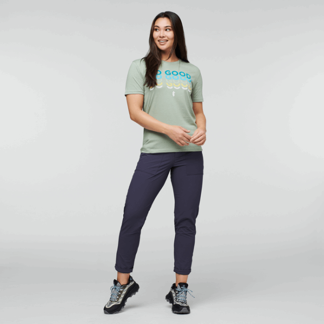 Do Good Repeat T-shirt Damen Silver Leaf Origin Cotopaxi
