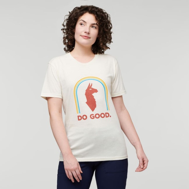 Cotopaxi Sunday Do Good Bio T-shirt Damen Mode Bone