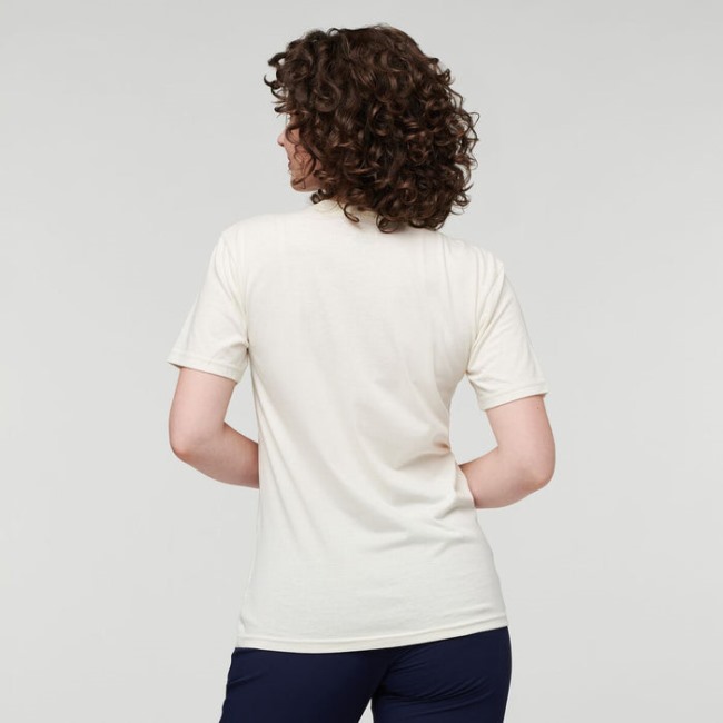 Cotopaxi Sunday Do Good Bio T-shirt Damen Mode Bone