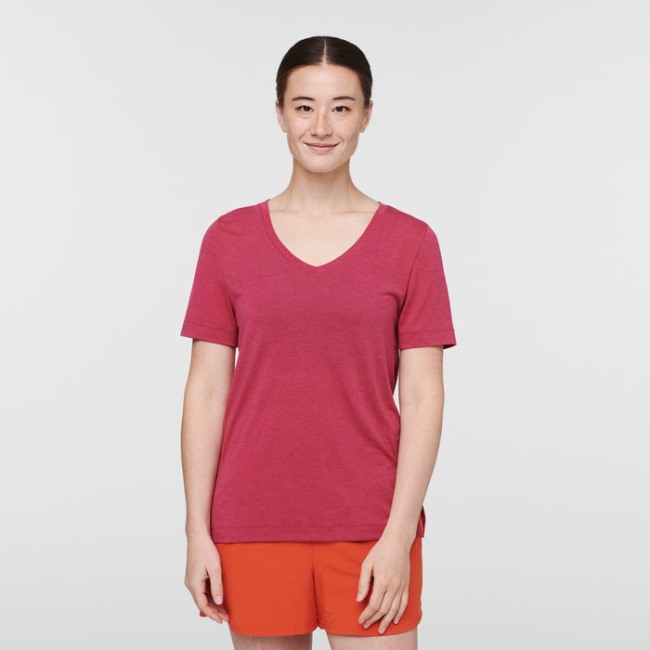 Himbeer Paseo Reise T-shirt Damen Marke Cotopaxi