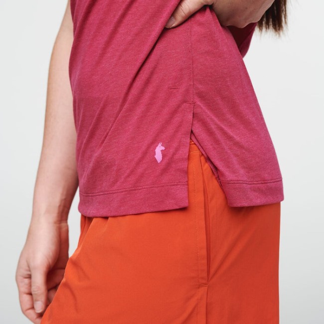 Himbeer Paseo Reise T-shirt Damen Marke Cotopaxi