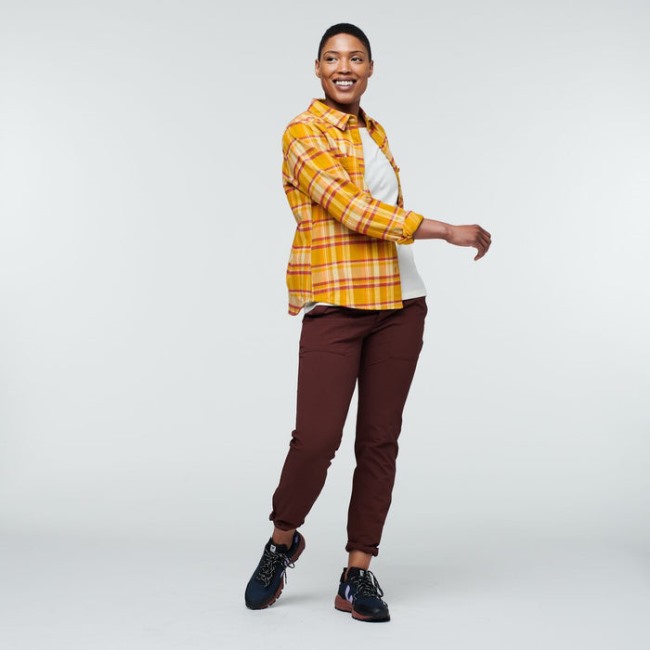 Amber Kariertes Mero Flanellhemd Damen New Cotopaxi