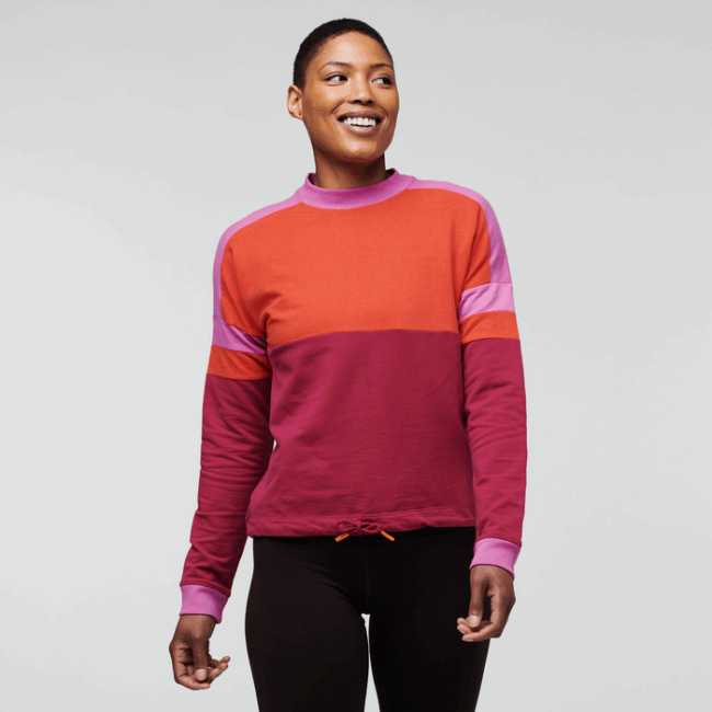 Kollektionen Cotopaxi Canyon-himbeer Bandera Sweatshirt Damen