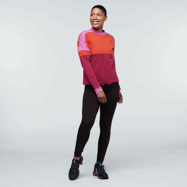 Kollektionen Cotopaxi Canyon-himbeer Bandera Sweatshirt Damen