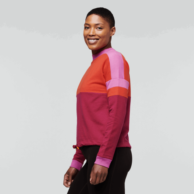 Kollektionen Cotopaxi Canyon-himbeer Bandera Sweatshirt Damen