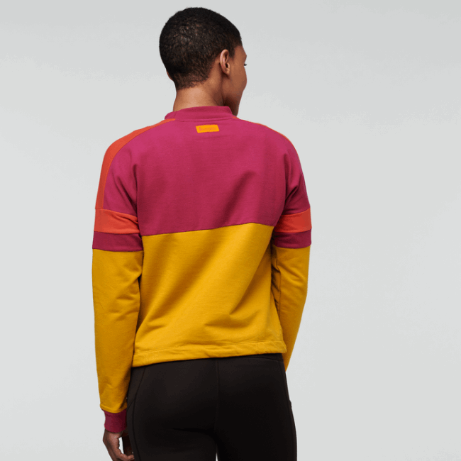 Origin Cotopaxi Bandera Sweatshirt Damen Himbeer-amber