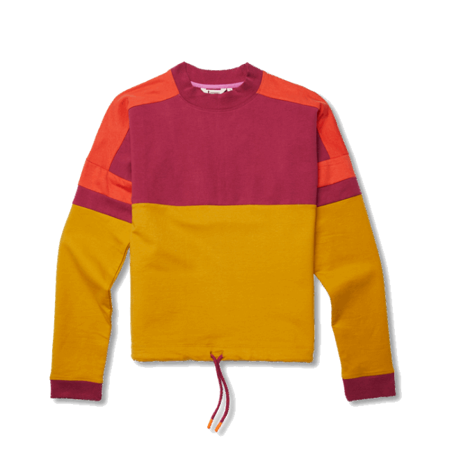 Origin Cotopaxi Bandera Sweatshirt Damen Himbeer-amber