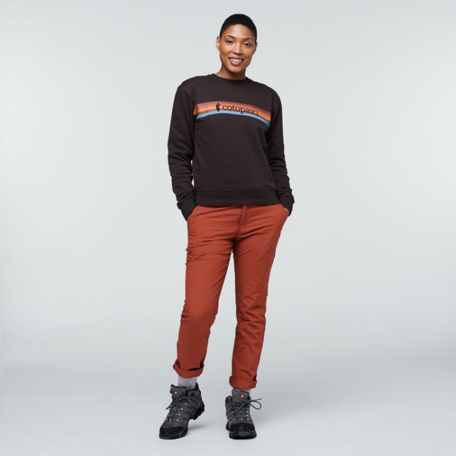 On The Horizon Bio-Sweatshirt Mit Rundhalsausschnitt Damen Cavern Best Cotopaxi