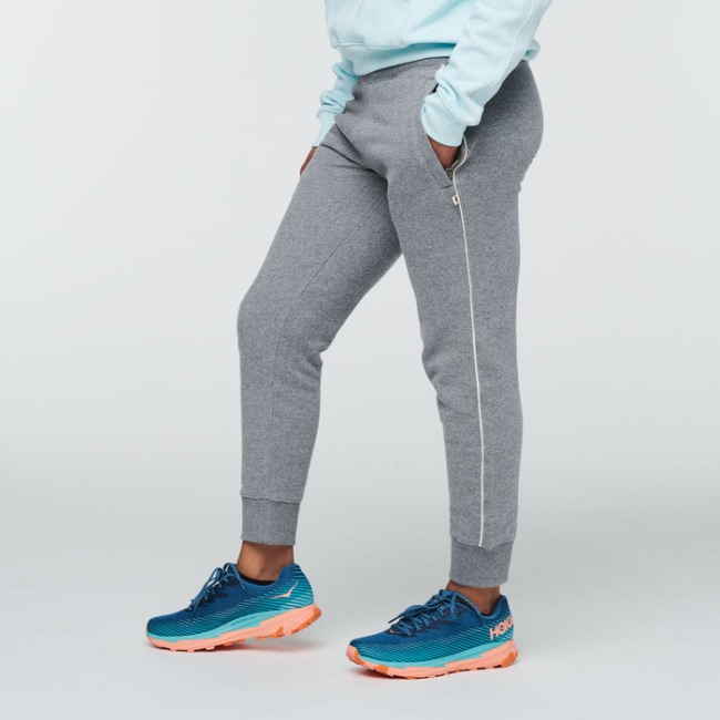 Bio-Jogginghose Damen Cotopaxi Best Grau Meliert