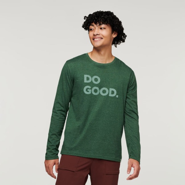 Origins Do Good Langarm T-shirt Herren Cotopaxi Forest